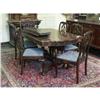 Image 1 : CHIPPENDALE STYLE DINING TABLE AND CHAIRS