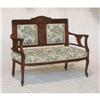 Image 1 : LATE 19TH CENTURY MAHOGANY SETTEE AND SIDE CHAIR