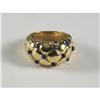 Image 1 : SAPPHIRE CABOCHON AND 18K GOLD LADY'S RING