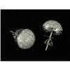 Image 1 : DIAMOND AND 18K WHITE GOLD EARRINGS