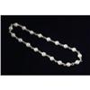 Image 1 : PEARL & DIAMOND IN 18K WHITE GOLD NECKLACE
