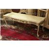 Image 1 : LOUIS XV STYLE PAINTED AND CARVED BENCH