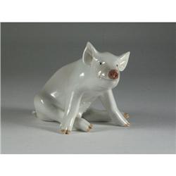 ROYAL COPENHAGEN PIG FIGURINE