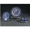 Image 1 : TEN PIECES ENGLISH BLUE WILLOW PORCELAIN.