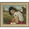 Image 2 : OIL F. BODIS SMILING MEDITERRANEAN GIRL