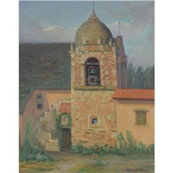 OIL CLAES EDWARD FRISTROM CARMEL MISSION CA
