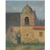 Image 1 : OIL CLAES EDWARD FRISTROM CARMEL MISSION CA