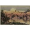Image 2 : WATERCOLOR H. LEVEY SUNRISE MOUNTAIN RANGE