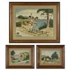 Image 1 : THREE LITHOGRAPHS FRANK SERRATONI COAST SCENES