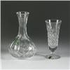 Image 1 : WATERFORD CRYSTAL CARAFE AND POSEY VASE
