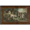 Image 2 : CHROMOLITHOGRAPH MYTHOLOGICAL SCENE VINTAGE FRAME
