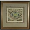 Image 1 : HANDCOLORED ETCHING CELESTIAL MAP