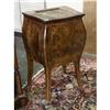Image 1 : DUTCH BAROQUE STYLE WALNUT BOMBE SHAPE NIGHTSTAND