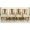 Image 1 : FOUR SHERATON STYLE MAHOGANY SIDE CHAIRS