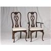 Image 2 : QUEEN ANNE STYLE DINING TABLE AND SIX CHAIRS