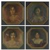 Image 1 : FOUR OILS FEMALE ROYALTY PORTRAITS ITALIAN