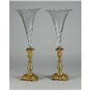 Image 1 : PAIR FRENCH ROCOCO GILT BRONZE VASES 20th c.