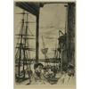 Image 1 : ETCHING JAMES MCNEILL WHISTLER ''ROTHERHITHE''
