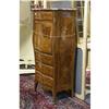 Image 1 : LOUIS XV STYLE BOMBE SECRETAIRE A ABATTANT