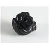 Image 1 : BOXWOOD NETSUKE A HAND HOLDING A RABBIT SIGNED