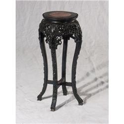 LATE 19TH CENTURY CHINESE ROUND PLANT STAND