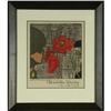 Image 1 : JAPANESE WOODBLOCK CHILD & POPPIES