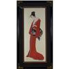 Image 1 : OTSUKA SERIGRAPH ON SILK ''RED LADY''