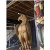 Image 8 : TOTEM CARVED EAGLE NW ARTIST BART AMIK 78"