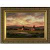 Image 2 : HEINIE HARTWIG WESTERN OIL PAINTING Teepee