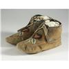 Image 1 : MOCCASINS: Pair Cree beaded moccasins, 19th c.