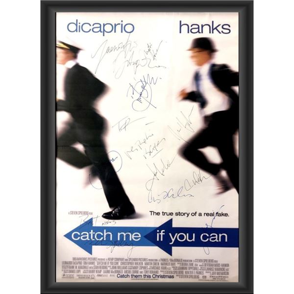 Signed Catch Me If You Can Movie Poster