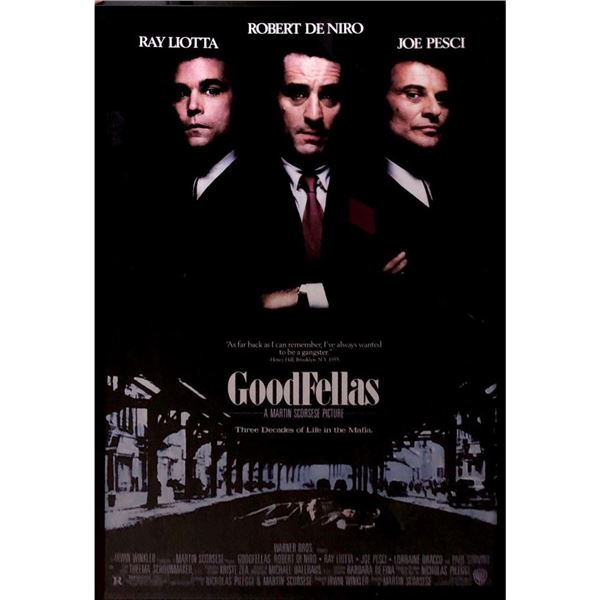 Goodfellas Movie Poster Framed