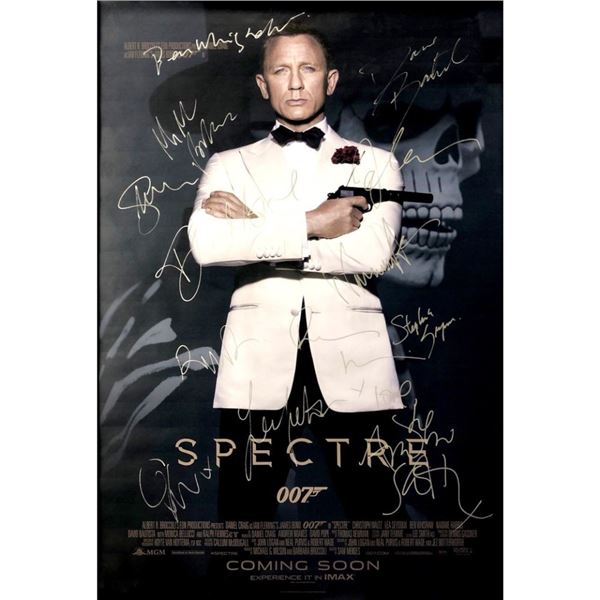 Signed Spectre Movie Poster