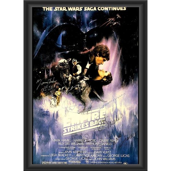 Signed Star Wars: Empire Strikes Back Movie Poster