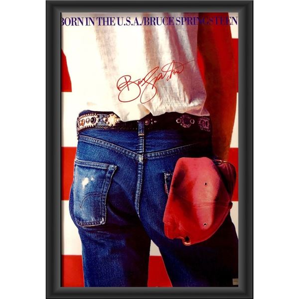 Signed Bruce Springsteen "Born In The USA" Poster
