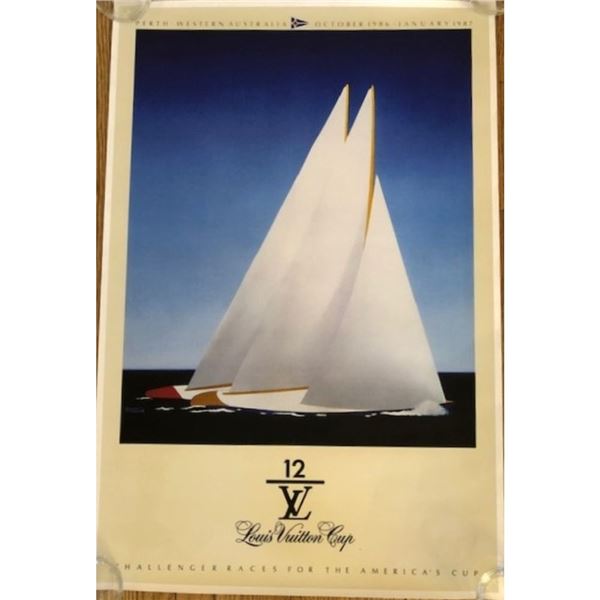 Louis Vuitton Cup Challenger Races for the America’s Cup Poster