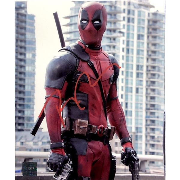 Deadpool Signed Movie Photograph