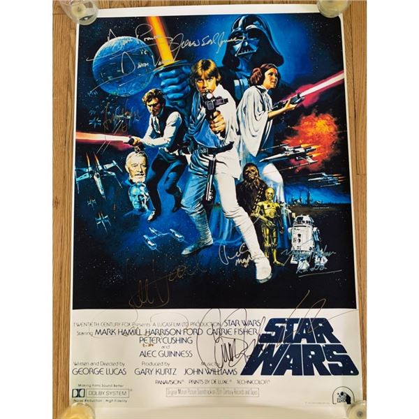 Signed Star Wars: Movie Poster