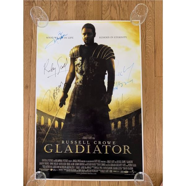 Signed Gladiator Movie Poster