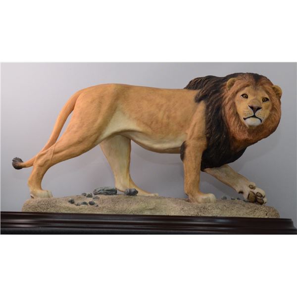 Hand Painted Porcelain Lion