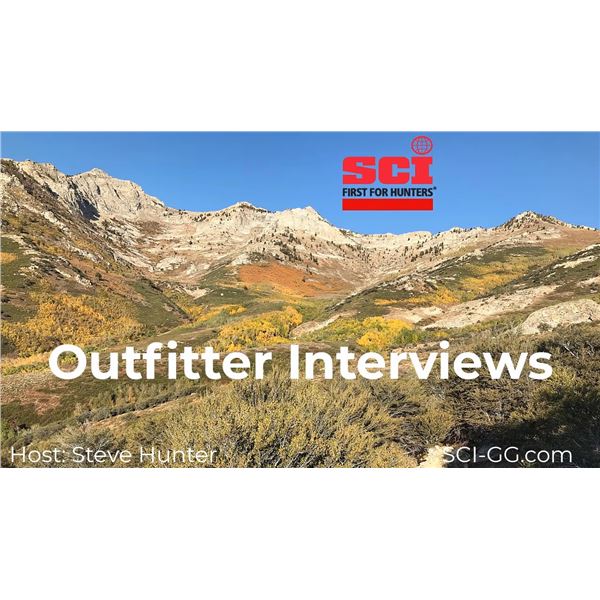 Just for Outfitters - Video Interview Posted on YouTube and SCI Website