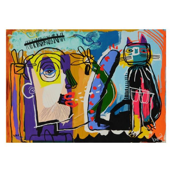 Kaplun, Hand Embellished Limited Edition on Canvas, Numbered Inverso and Hand Si