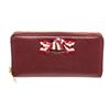 Image 1 : Marc Jacobs Burgundy Leather Bow Zippy Wallet