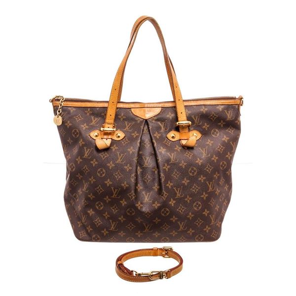 Louis Vuitton Brown Palermo GM Tote Bag