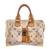 Image 1 : Louis Vuitton White MC Monogram Speedy 30 Satchel Bag