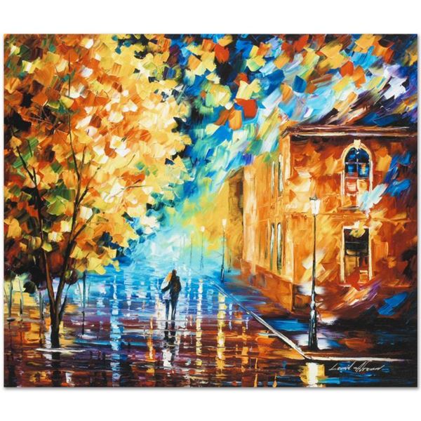Leonid Afremov (1955-2019) "Through the Night" Limited Edition Giclee on Canvas,
