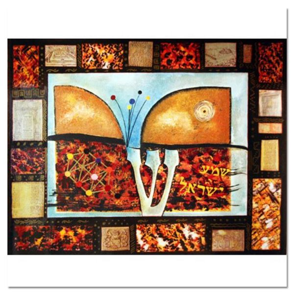 Victor, "Shema Israel" Hand Signed Limited Edition Serigraph with Letter of Auth