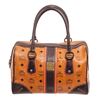 Image 1 : MCM Cognac Visetos Coated Canvas Tote Bag