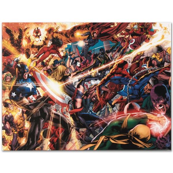 Marvel Comics "New Avengers #50" Numbered Limited Edition Giclee on Canvas by Bi