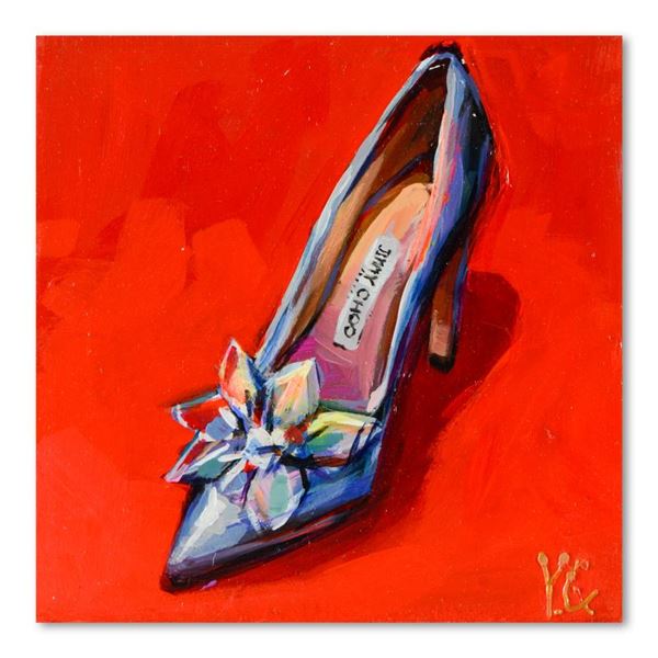 Yasna Godovanic, Original Acrylic Painting on Board, Hand Signed with Letter of